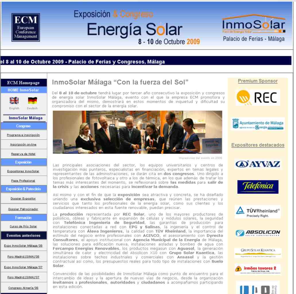 Página Web de InmoSolar