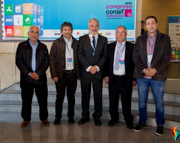 Miembros de Junta Directiva de FONCALOR con Esteban Blanco, Presidente de CONAIF