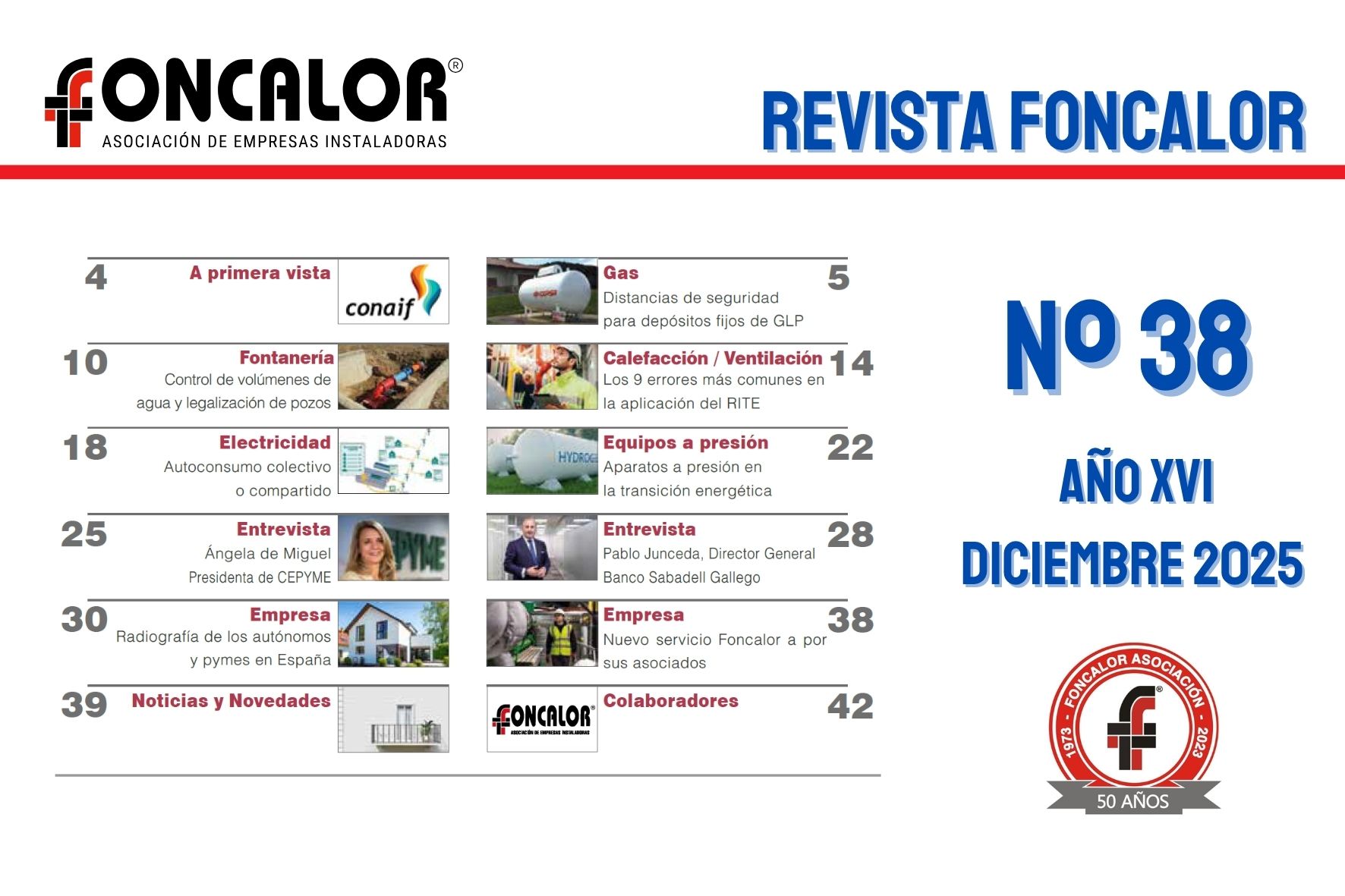 Revista Foncalor nº 38. Microempresas autónomas pymes: el 90% del tejido empresarial español con un futuro amenazado